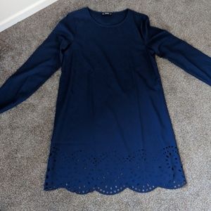 Scalloped bottom dress